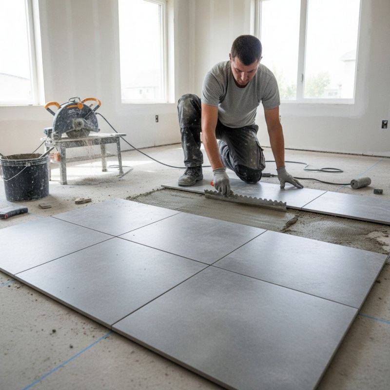 Tile Floor Installation